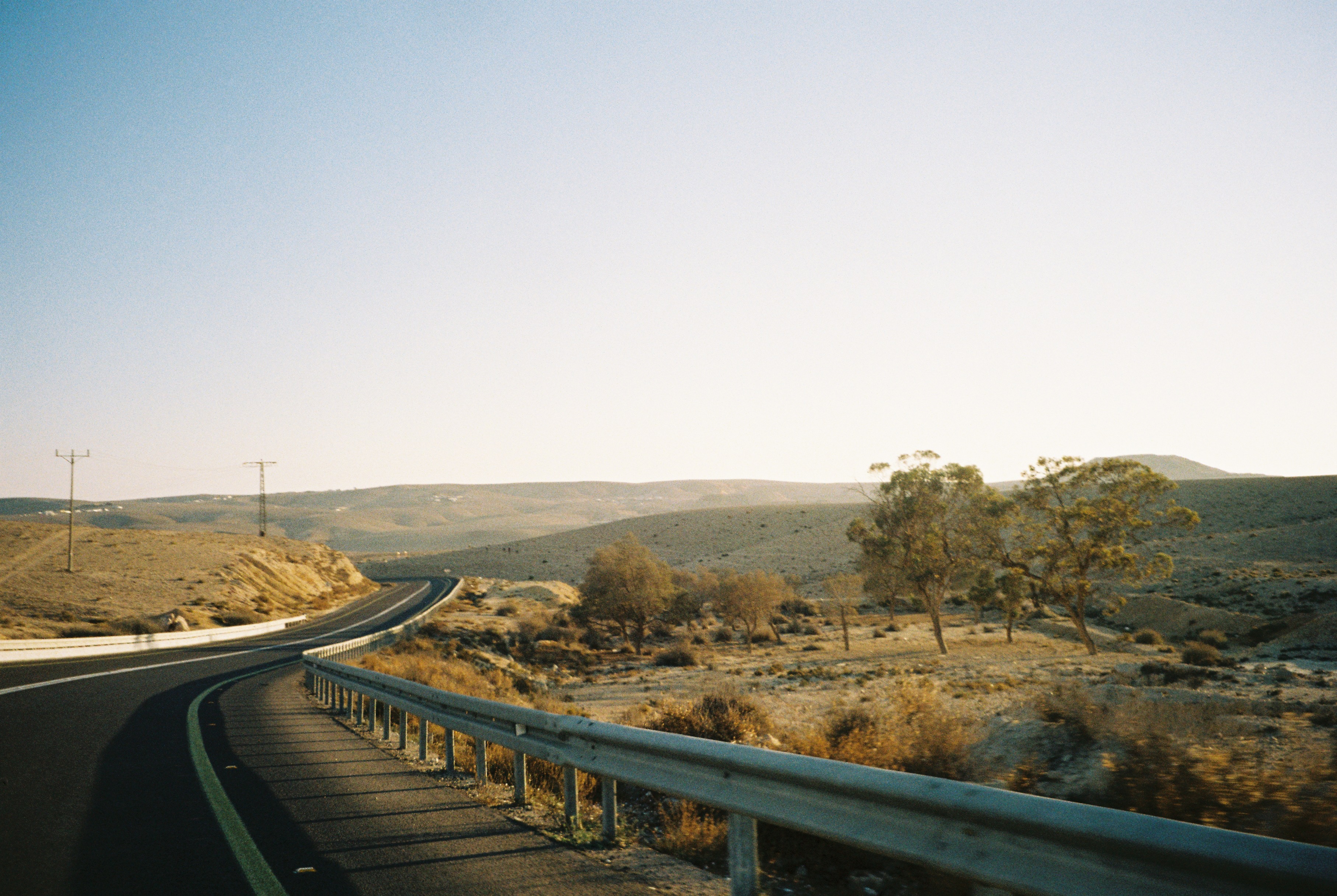 Desert road in the Negev